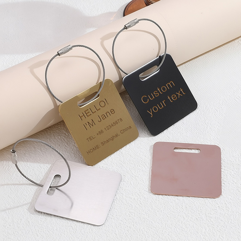 Travel Accessories Deals - Label Bagasi Nama Kustom Label Ukiran