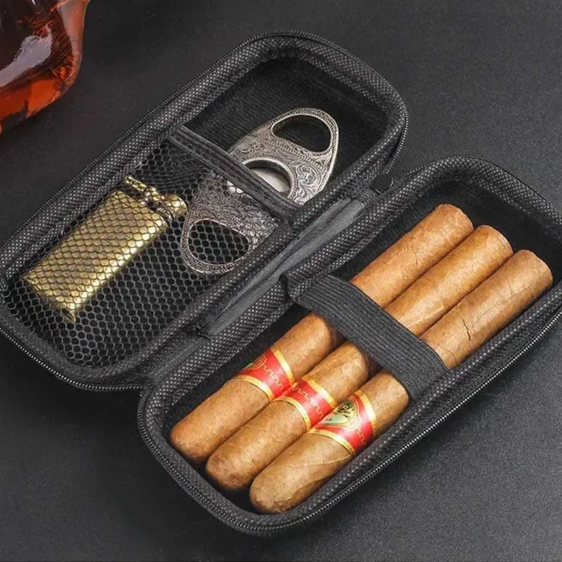 Travel Accessories Deals - Kotak Cerutu Portabel EVA Ringan Tas