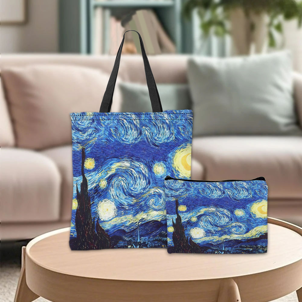 Travel Accessories Bag - Tas Tote Seri Van Gogh Kantong