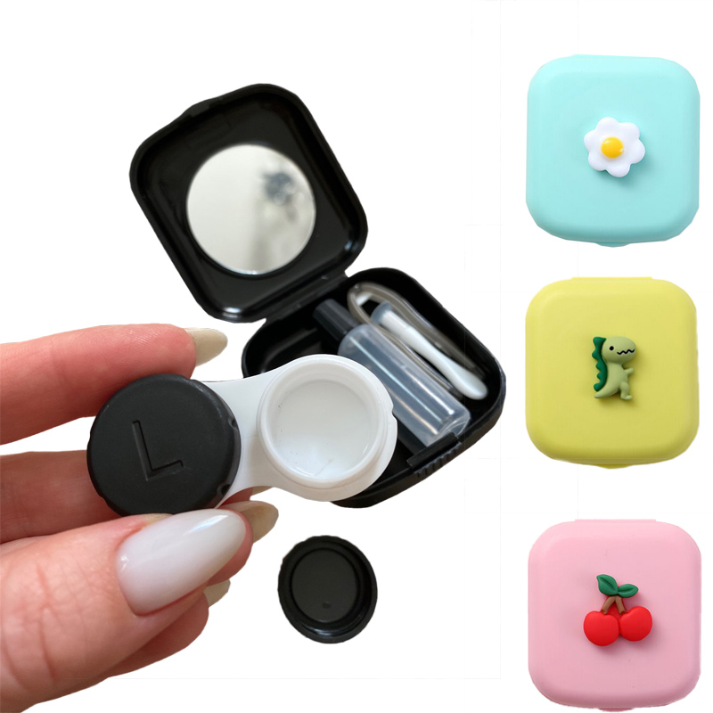 Travel Video Accessories - Casing Lensa Kontak Mini Wadah Kotak