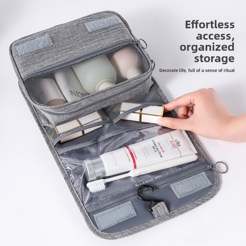 Travel Accessories Bag For Men - Tas Perlengkapan Mandi Gantung Kapasitas Besar,