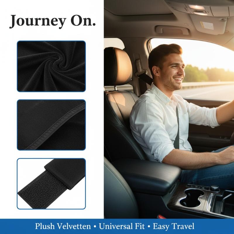 Travel Accessories Car - 1/2 buah penutup sabuk pengaman lembut