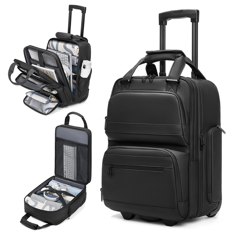 Travel Accessories Bag For Men - Tas Ransel Bisnis Beroda untuk Pria,