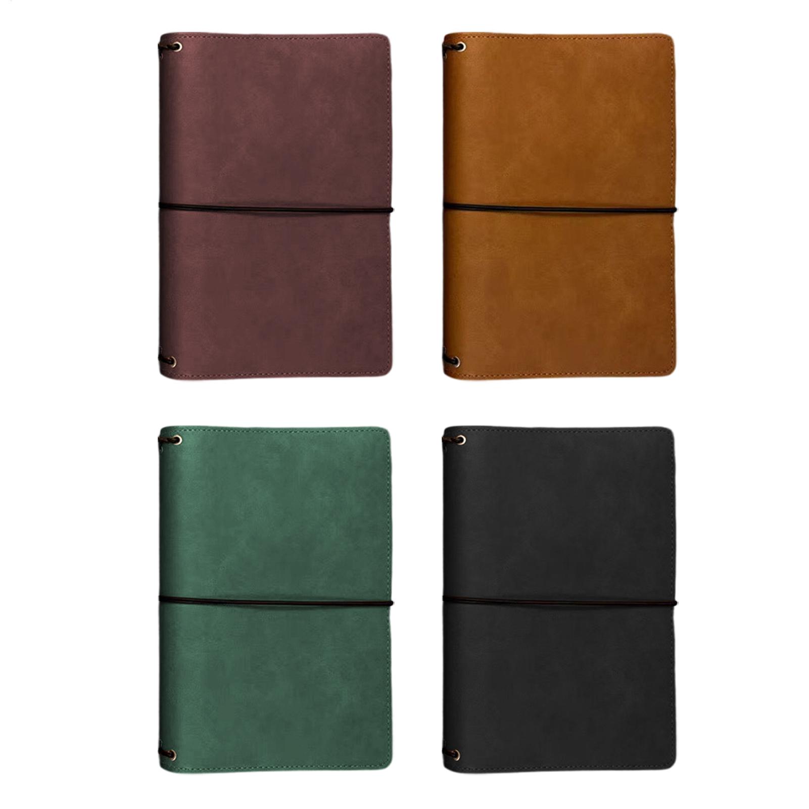 Travel Notebook Journal - Sampul Jurnal A5, Bahan Kulit PU