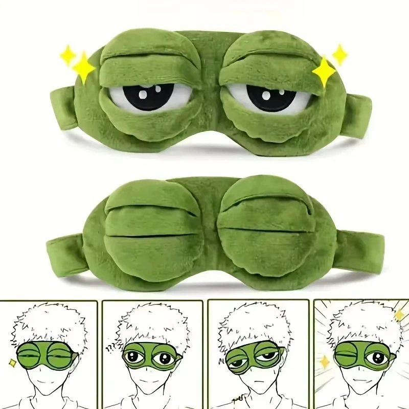 Travel Accessories Deals - Masker Mata Berbentuk Katak Permainan Pesta
