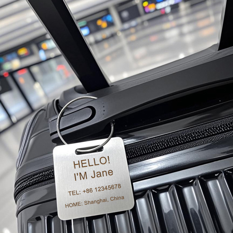 Label Bagasi Nama Kustom Label - Travel Accessories Deals ulasan dan harga