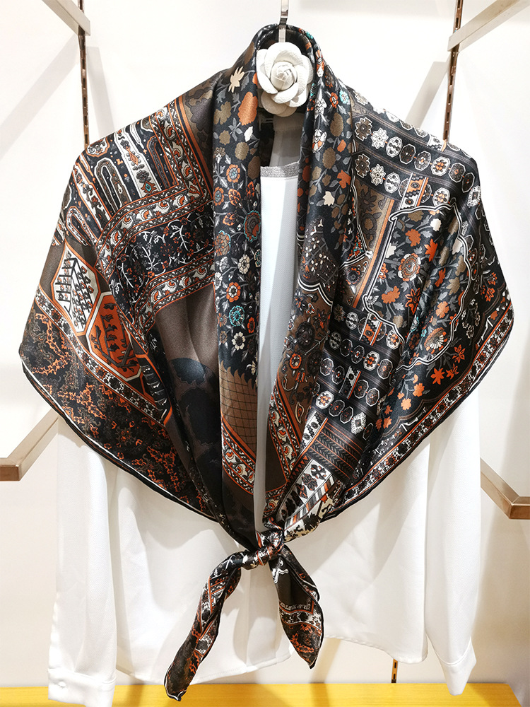 Syal Sutra 110CM Merek Mewah,  - Travel Accessories Brand ulasan dan harga