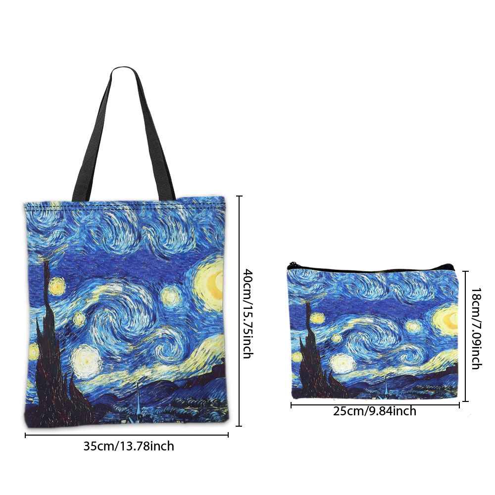 Tas Tote Seri Van Gogh Kantong - Travel Accessories Bag ulasan dan harga