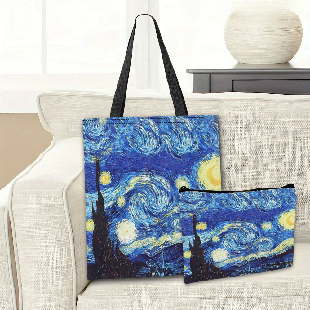 Tas Tote Seri Van Gogh Kantong - Travel Accessories Bag ulasan dan harga