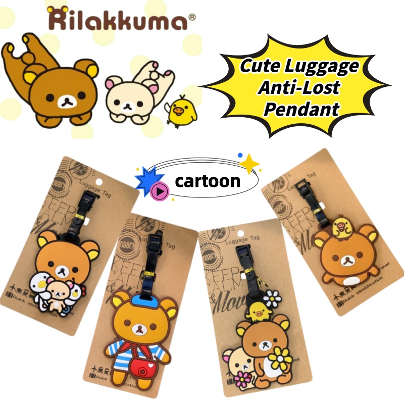 Tag Bagasi Kreatif Rilakkuma y - Travel Accessories Deals ulasan dan harga