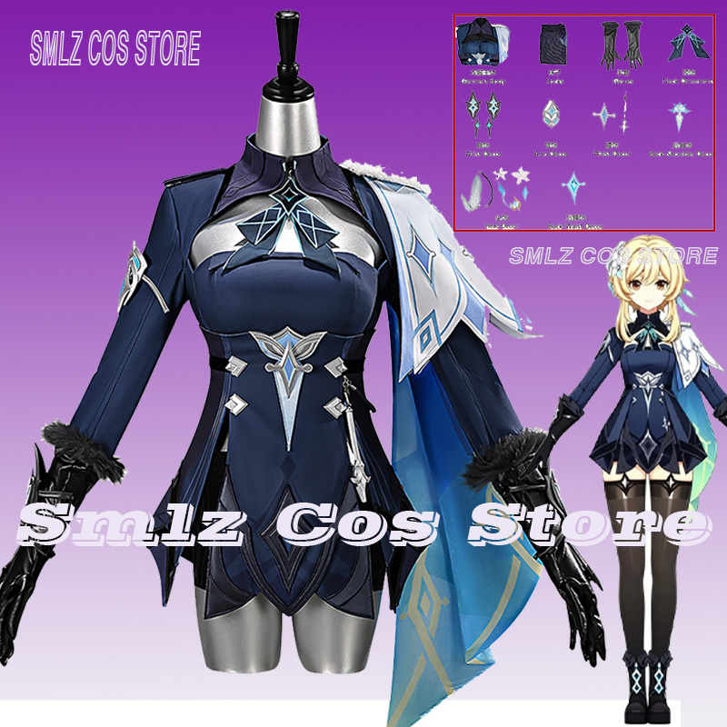 Kostum Cosplay Traveler Lumine - Travel Accessories Deals ulasan dan harga