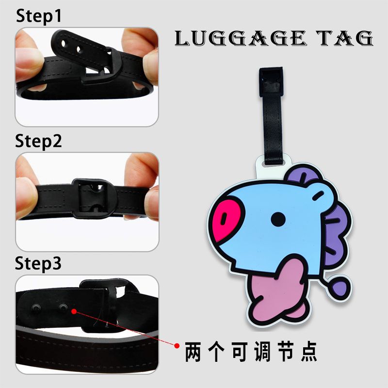 Gantungan kunci kartun BT21 lu - Travel Accessories Deals ulasan dan harga