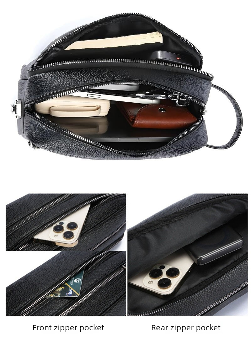 Tas Clutch Pria Vintage dengan - Travel Accessories Bag For Men ulasan dan harga