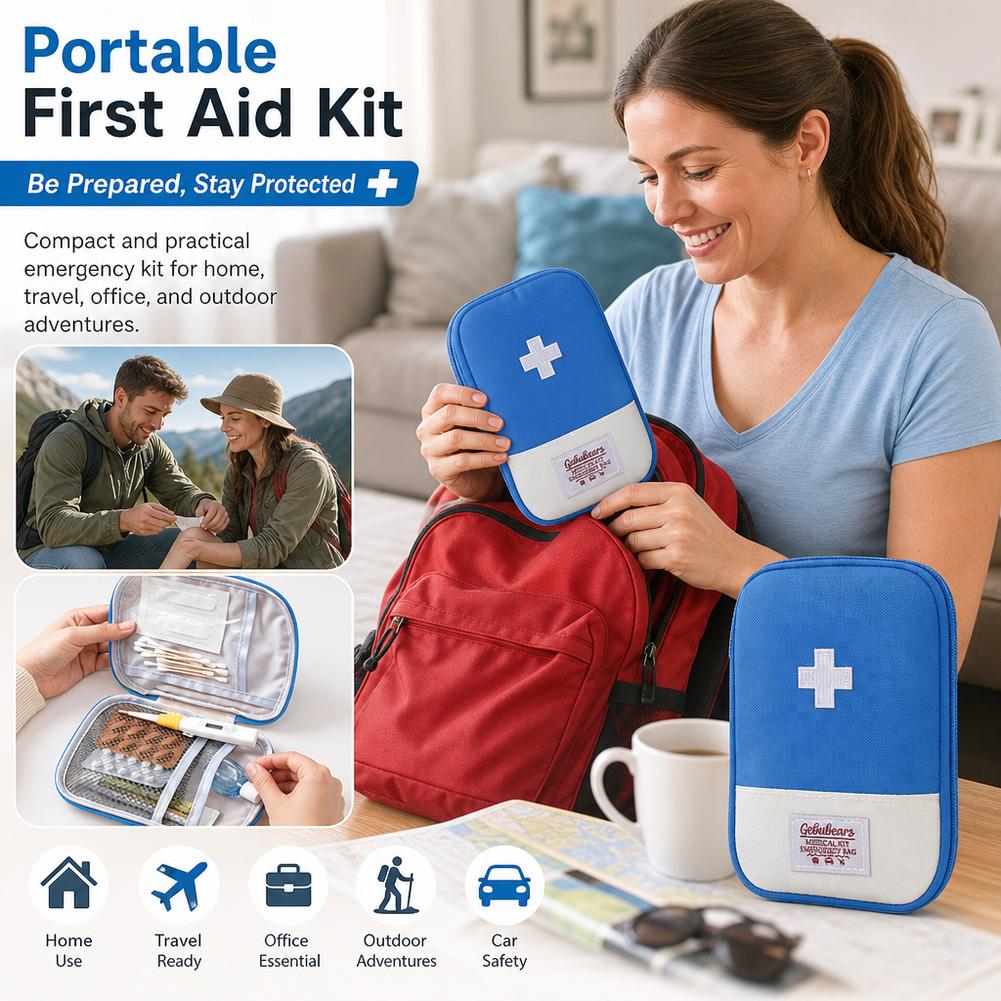 Tas P3K Portabel Berkapasitas  - Travel Packing Accessories ulasan dan harga
