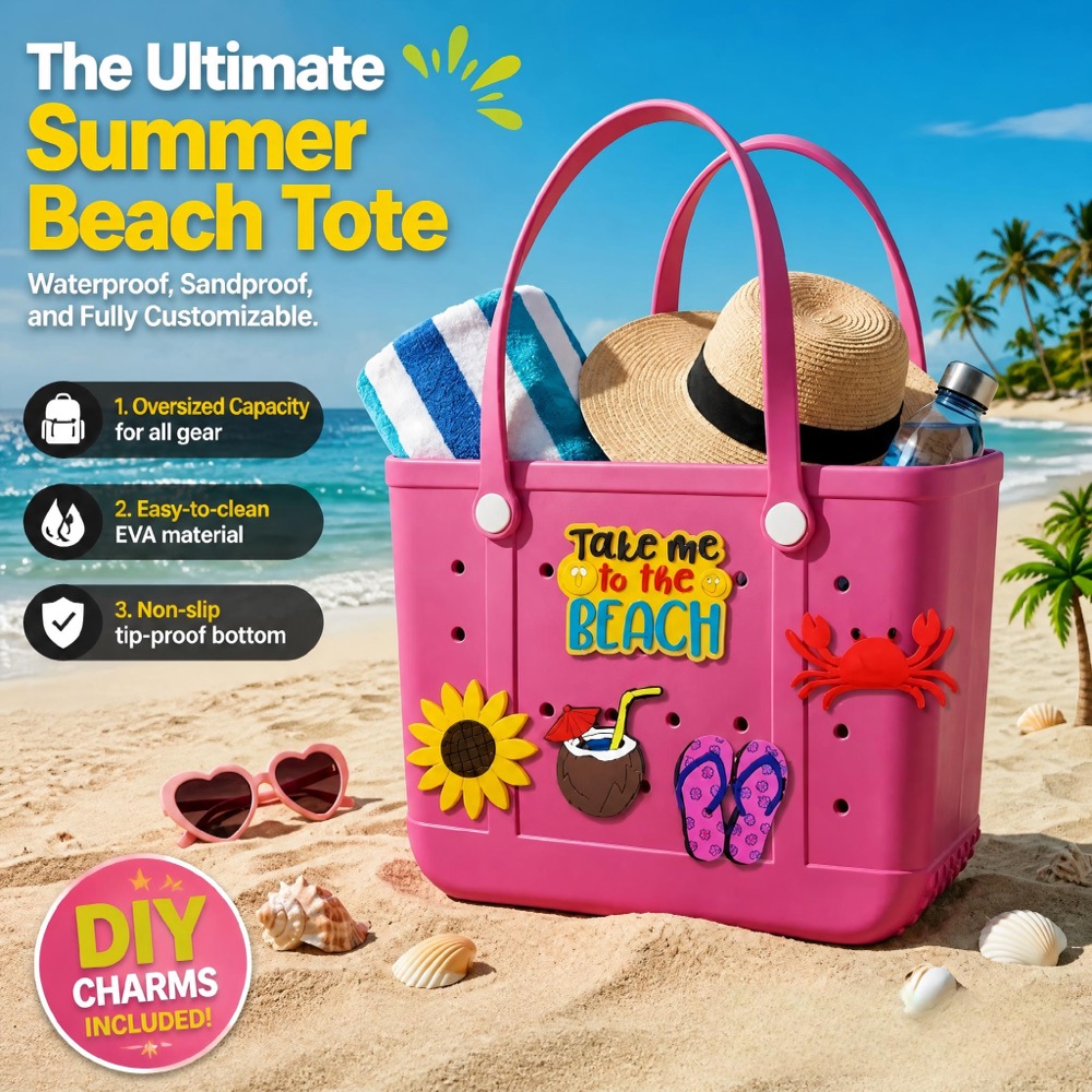 Tas Pantai Karet Ukuran Besar  - Travel Packing Accessories ulasan dan harga