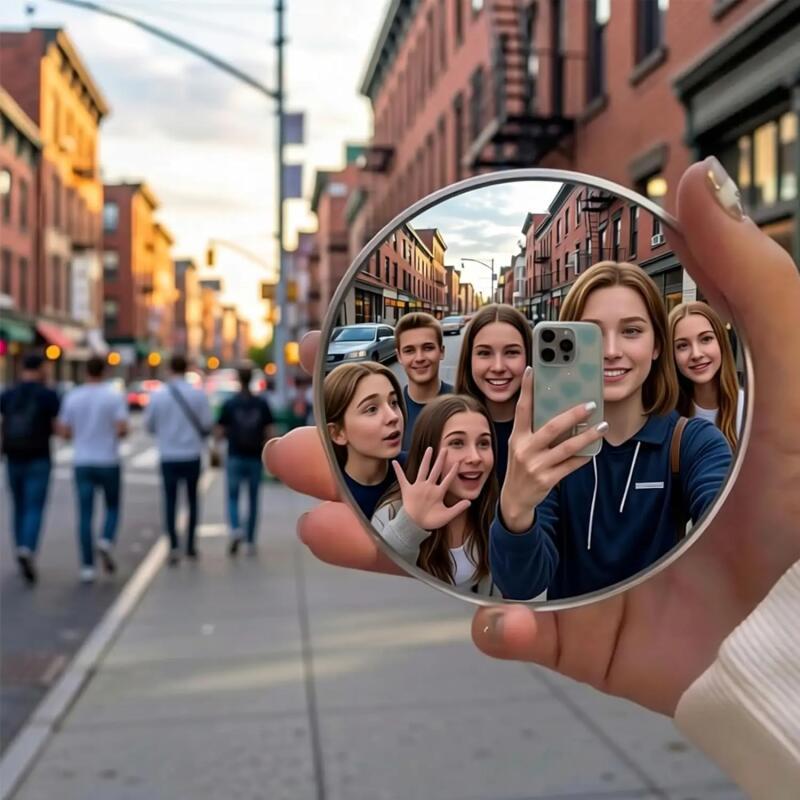 Cermin Selfie Genggam Portabel - Travel Accessories Deals ulasan dan harga