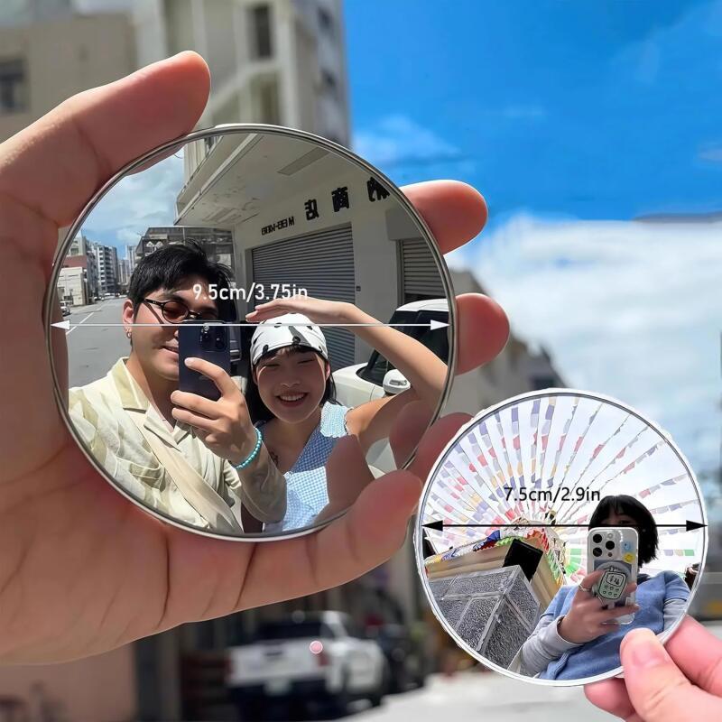Cermin Selfie Genggam Portabel - Travel Accessories Deals ulasan dan harga