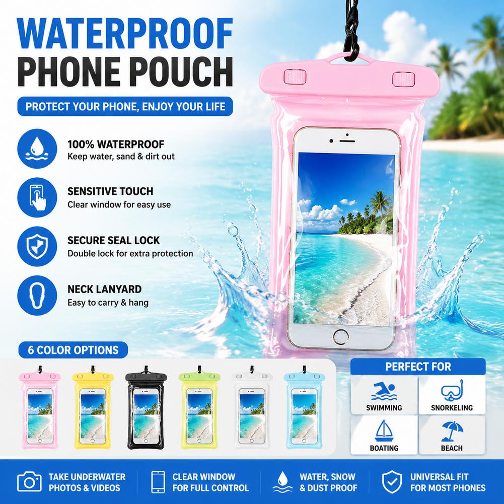 Kantong Tahan Air untuk Ponsel - Travel Accessories Bag ulasan dan harga