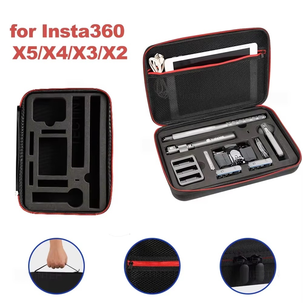 Kotak untuk Insta360 X5 X4 X3  - Travel Video Accessories ulasan dan harga
