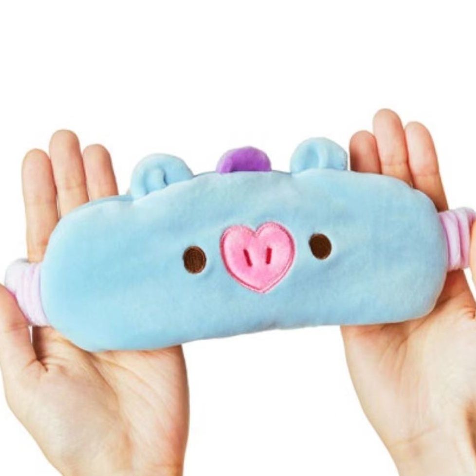 Masker mata boneka plush BT21  - Travel Accessories Deals ulasan dan harga