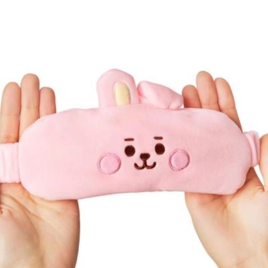 Masker mata boneka plush BT21  - Travel Accessories Deals ulasan dan harga