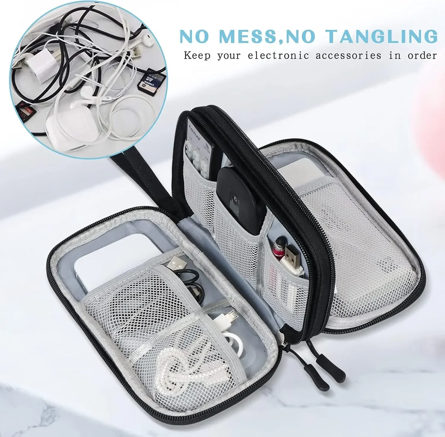 Tas Kabel Perjalanan, Kantong  - Travel Accessories Deals ulasan dan harga