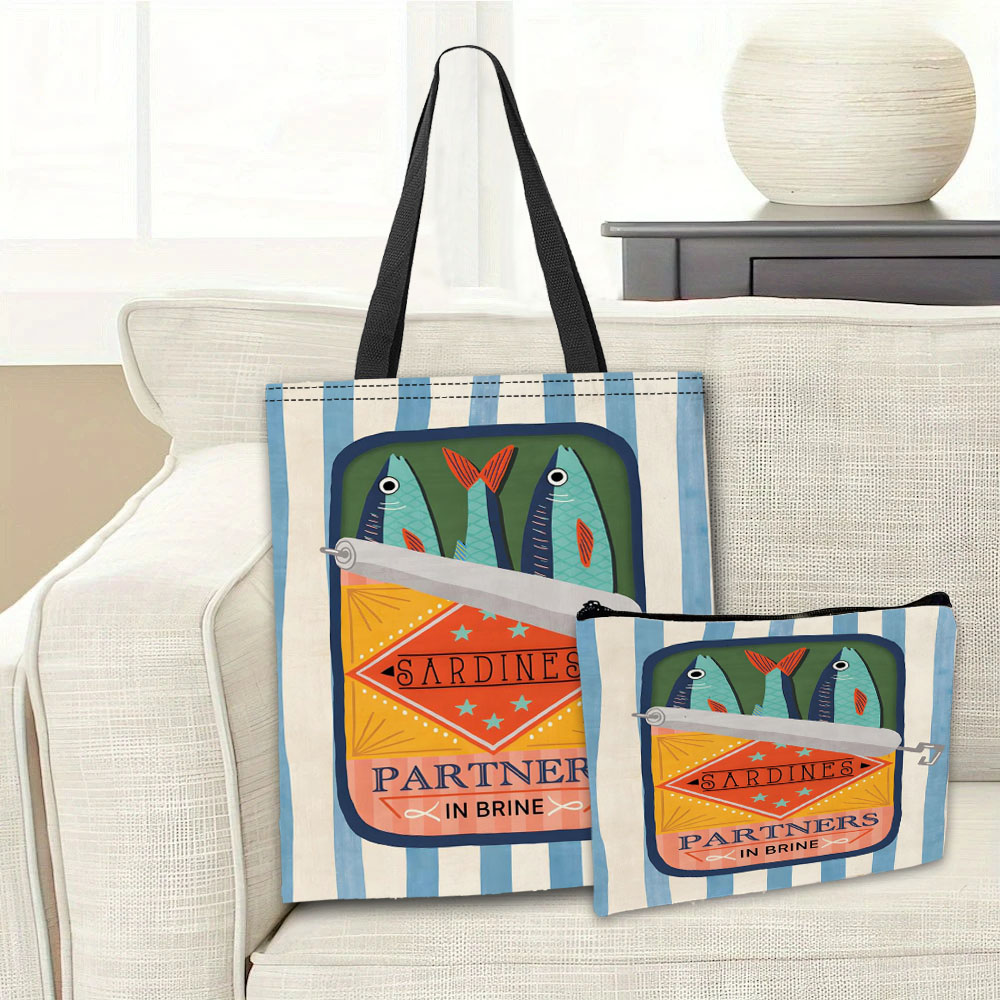 Tas Tangan Grafis Sardine Part - Travel Accessories Bag ulasan dan harga