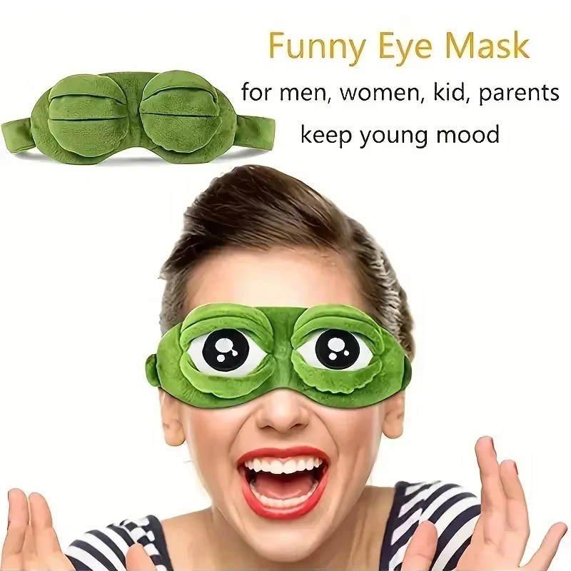 Masker Mata Berbentuk Katak Pe - Travel Accessories Deals ulasan dan harga