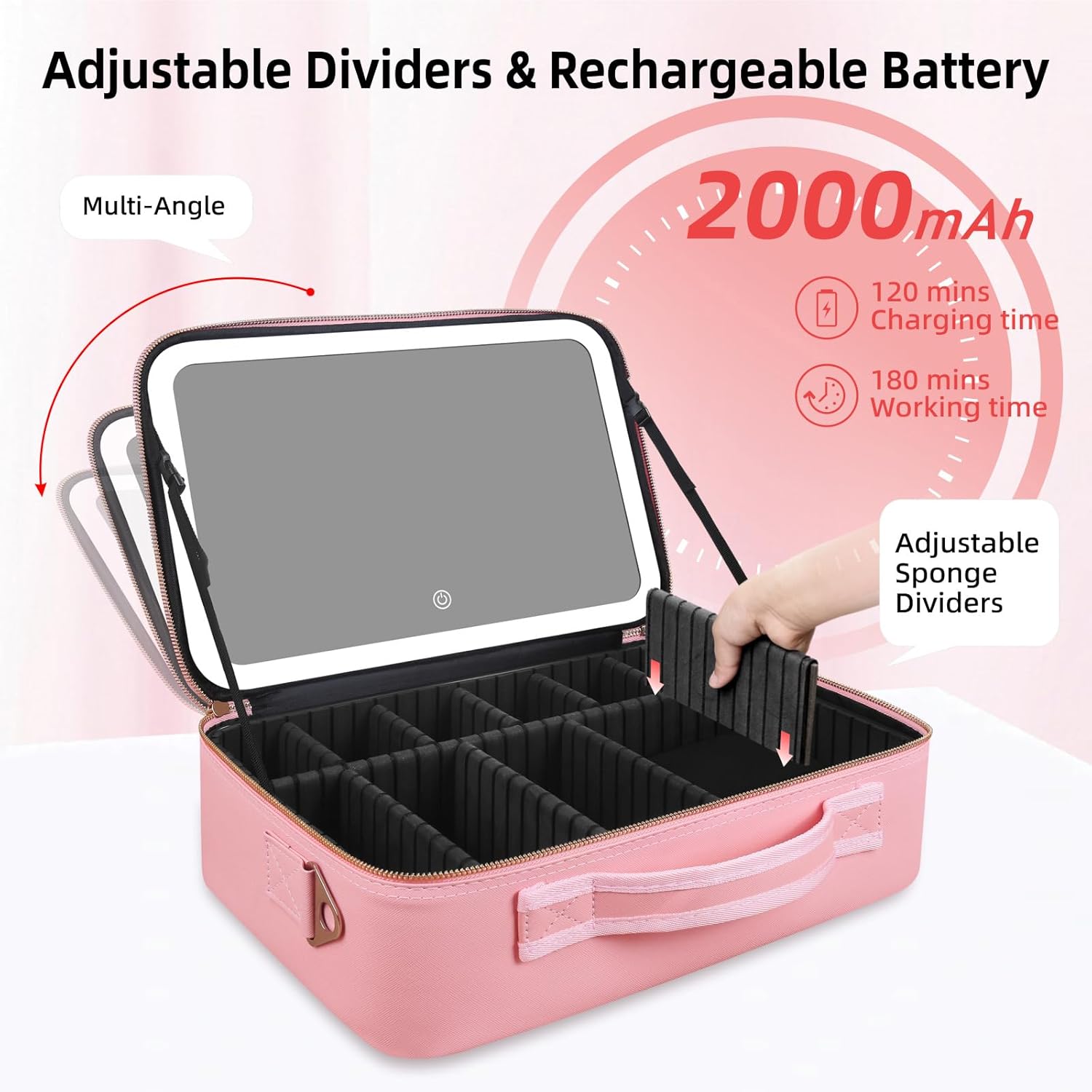 Tas Makeup Kapasitas Besar 15' - Travel Accessories Bag ulasan dan harga