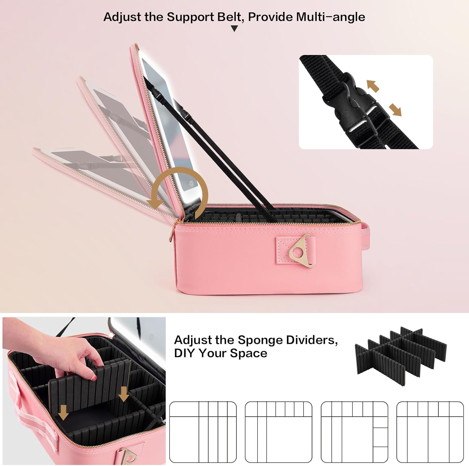 Tas Makeup Kapasitas Besar 15' - Travel Accessories Bag ulasan dan harga